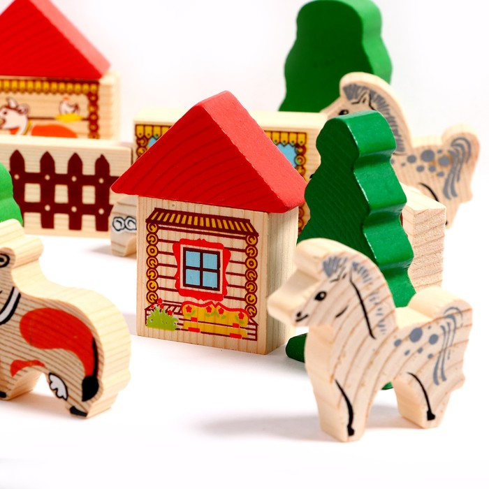 Конструктор «Ферма», 42 элемента Конструктор «Ферма», 42 элемента