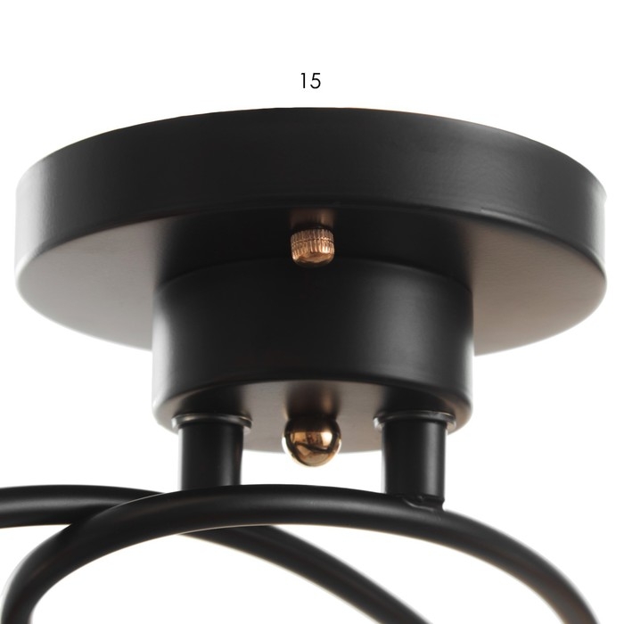 Люстра Люстра "Изота" 3хE27 40Вт черный 38х38х28 см BayerLux