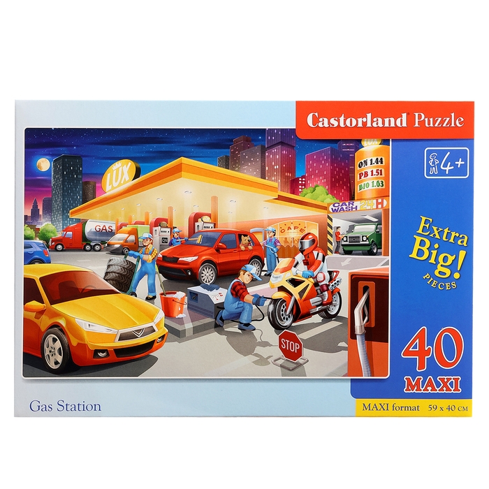 Макси-пазл «Заправка», 40 элементов Макси-пазл «Заправка», 40 элементов