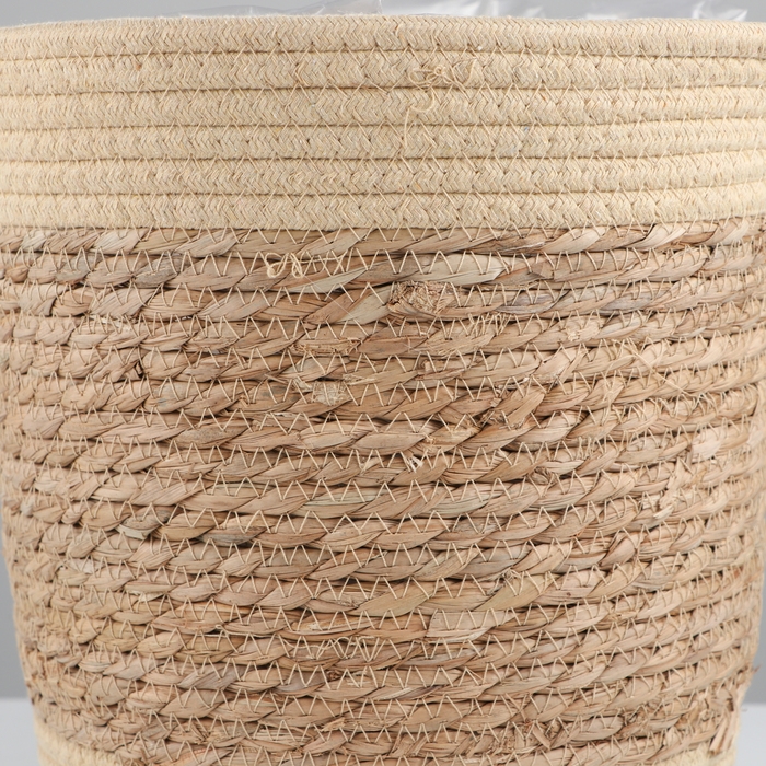 Набор корзин из  шт, D33xH30 см, D28xH27 см, D23 xH19 см, рогоз Набор корзин из  шт, D33xH30 см, D28xH27 см, D23 xH19 см, рогоз