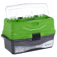 Ящик рыболовный Tackle Box трёхполочный NISUS, зеленый