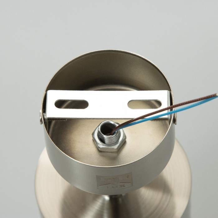 Спот Спот "Алисер" GU10 серебро 7,5х7,5х20 см