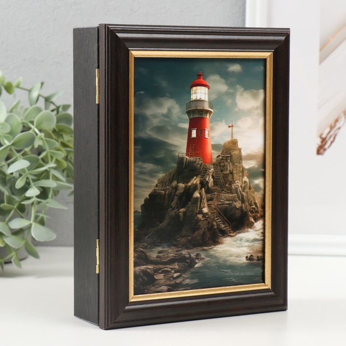 Ключница Ключница "Маяк" 15х21 см венге