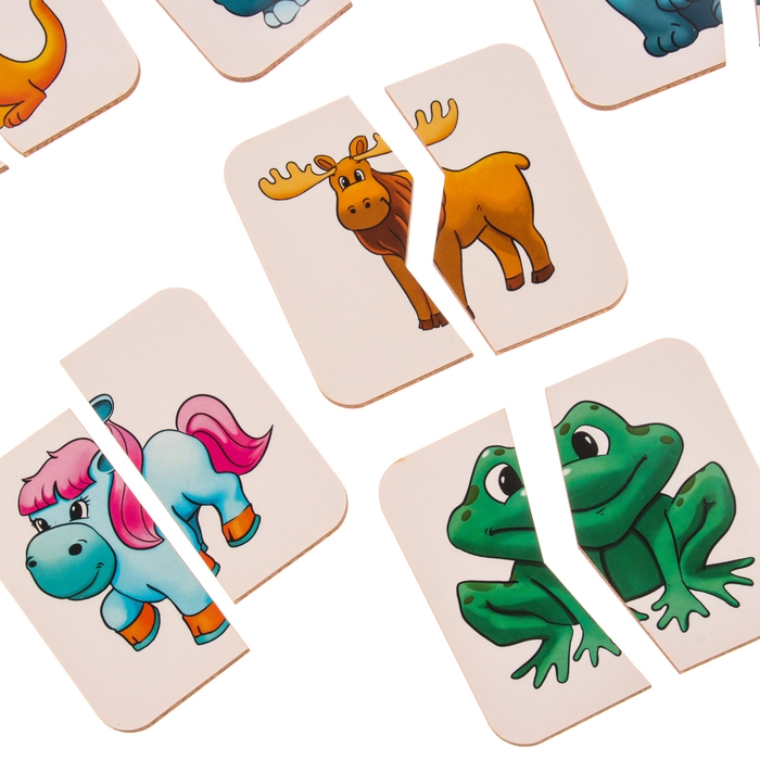 Картинки-половинки «Зверушки» Картинки-половинки «Зверушки»