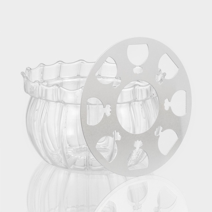 Подставка - подогрев под чайник Magistro «Диана», стеклянная, 12,5×8 см Подставка - подогрев под чайник Magistro «Диана», стеклянная, 12,5×8 см