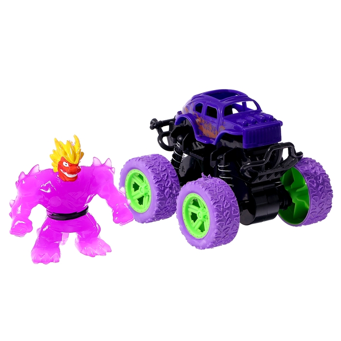 Набор тянучек «Тяну-Джитсу», с машинкой, 2в1, МИКС Набор тянучек «Тяну-Джитсу», с машинкой, 2в1, МИКС