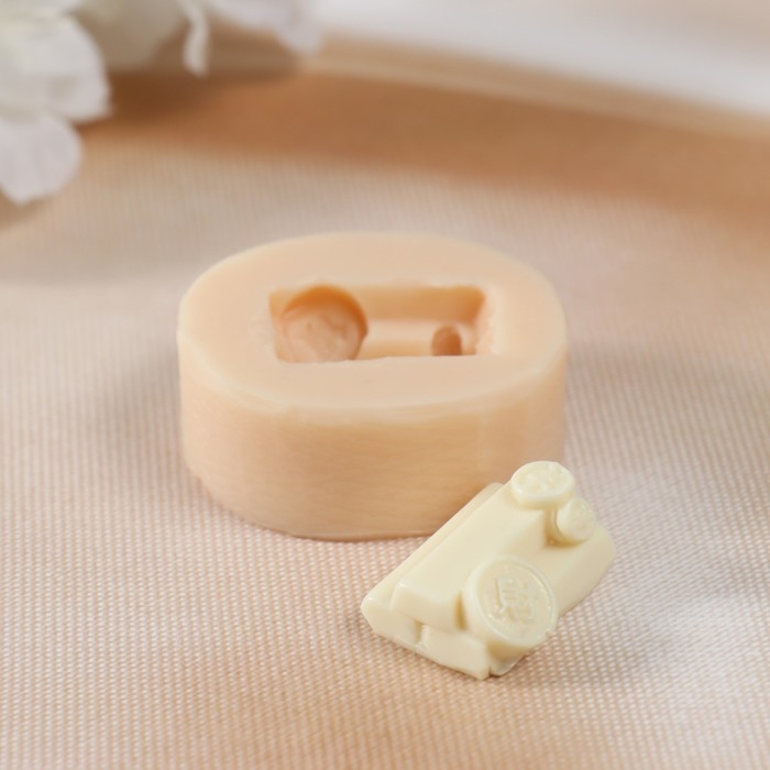 Молд силиконовый Молд силиконовый "Слитки с монетками" Силикон 1х2,5х2 см