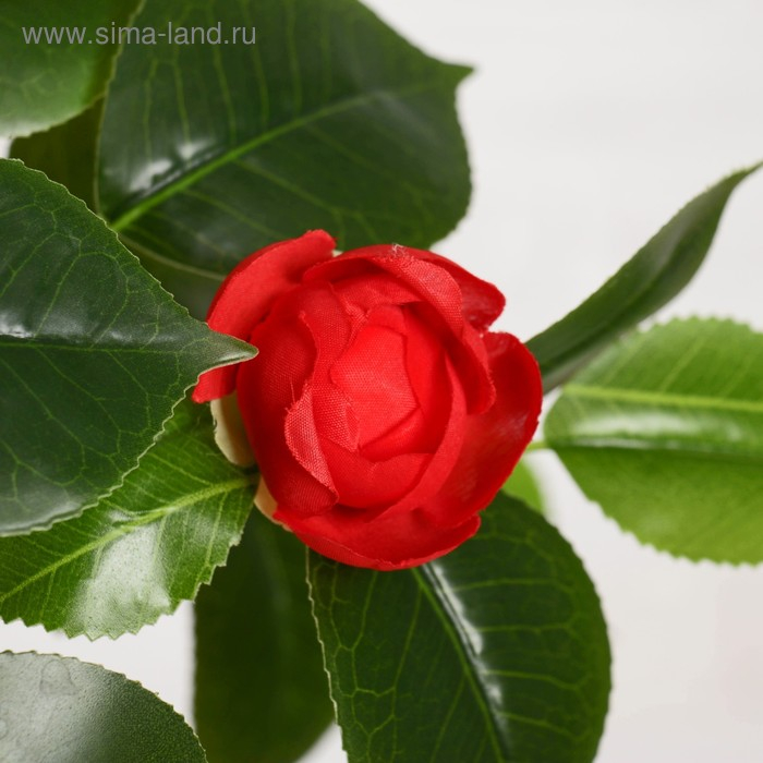 Куст искусственный  Куст искусственный "Роза кустовая" с горшком, 120 см, микс