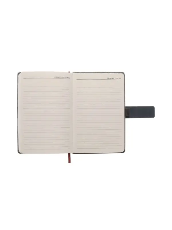 Ежедневник недатированный формат А5, с хлястиком, 128л, линия, пвх, Серый Ежедневник недатированный формат А5, с хлястиком, 128л, линия, пвх, Серый