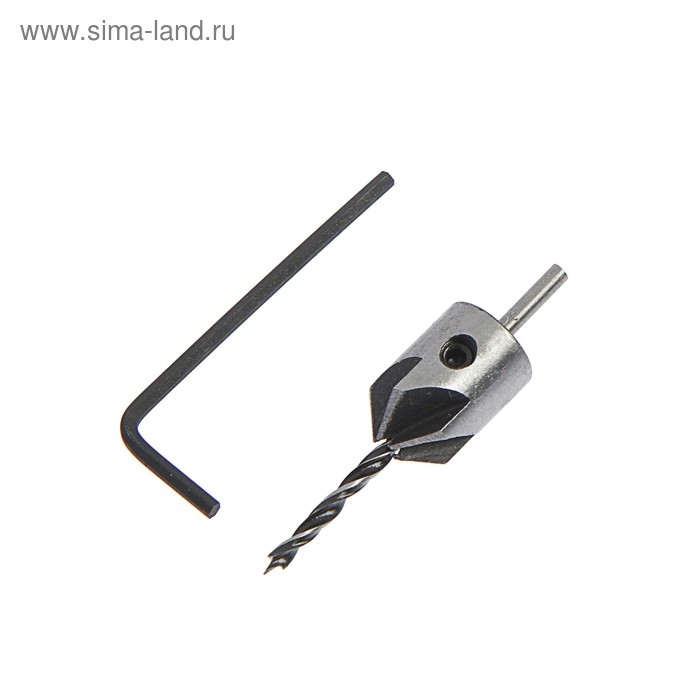 Сверло с зенкером ТУНДРА, 3 х 60 мм Сверло с зенкером ТУНДРА, 3 х 60 мм