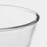 Салатник Доляна Simple, 1.45 л, 19&times;9.5 см, стекло, прозрачный