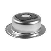Мойка кухонная ZEIN, врезная, толщина 0.6 мм, 49&times;49&times;17 см, 3 1/2&rsquo;&rsquo;, с сифоном, круглая