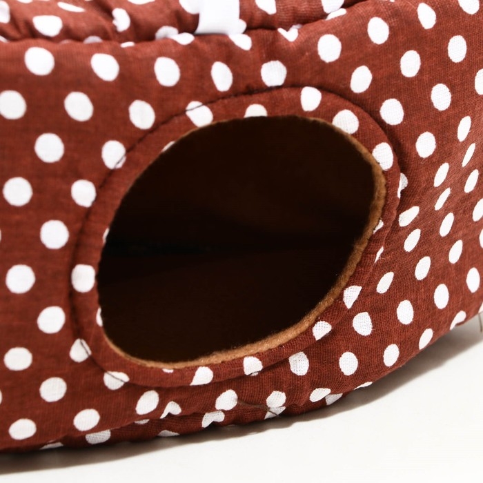 Домик  Домик "Уголок" для грызунов 19*28,5*12 см, бязь флис, поролон