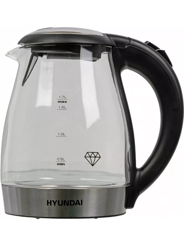 Чайник HYK-G2030 1,7л 2200Вт черный (стекло)