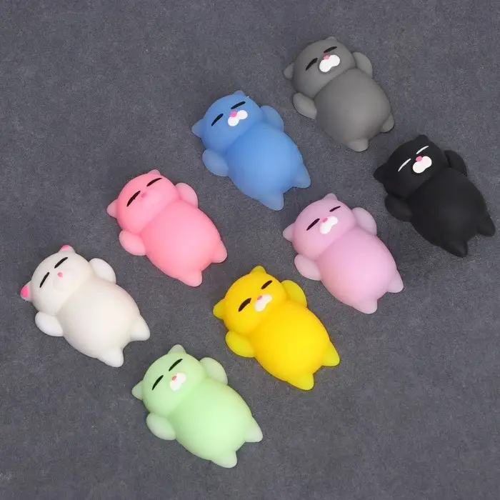 Антистресс игрушка - мялка «Киска», цвета МИКС Антистресс игрушка - мялка «Киска», цвета МИКС