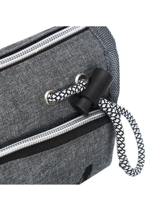 Пенал школьный на молнии Calligrata &laquo;Спорт&raquo;, 2 отделения, серый