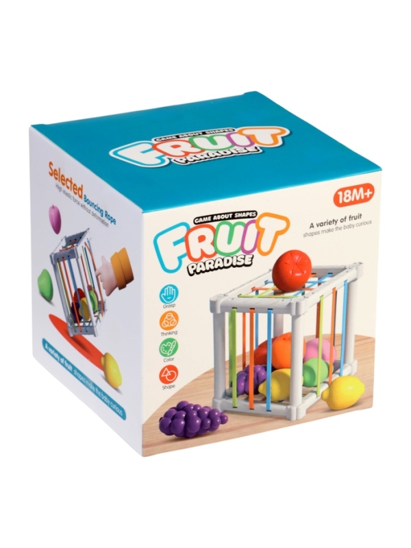 Сортер куб для малышей  Сортер куб для малышей "Фрукты"