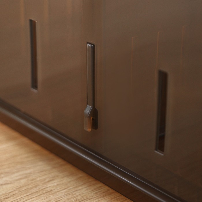 Контейнер для хранения без крышки OPTIMA, 5 л, 16.8×30.5×12.9 см, коричневый