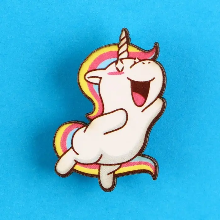 Значок деревянный «Единорог», 2,3 х 3,5 см Значок деревянный «Единорог», 2,3 х 3,5 см