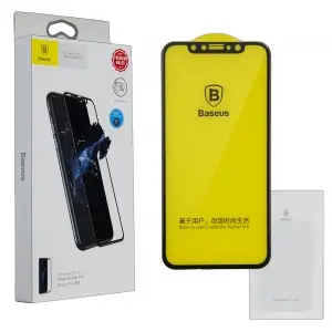 Защитное стекло для iPhone XS 3D Baseus черное Anti-Blue