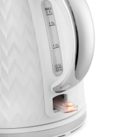 Чайник электрический белый КТ-681 - 1.7 л