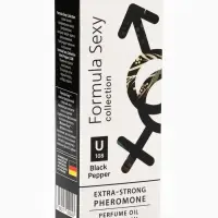 Парфюмерное масло женское с феромонами Formula Sexy Collection Black Pepper U108, 8 мл (по мотивам Black Pepper & Amber, Neroli (Zielinski & Rozen)