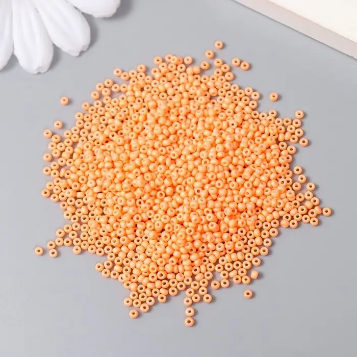 Бисер стекло 12/0  Бисер стекло 12/0 "Розовая креветка" 15 гр