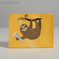 Пакет подарочный, упаковка, Let`s party, 14.5 х 19.5 х 8.5 см