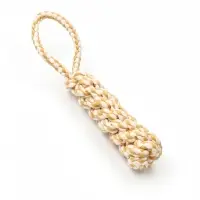 Игрушка канатная плетеная с ручкой,до 55 г, до 23 см