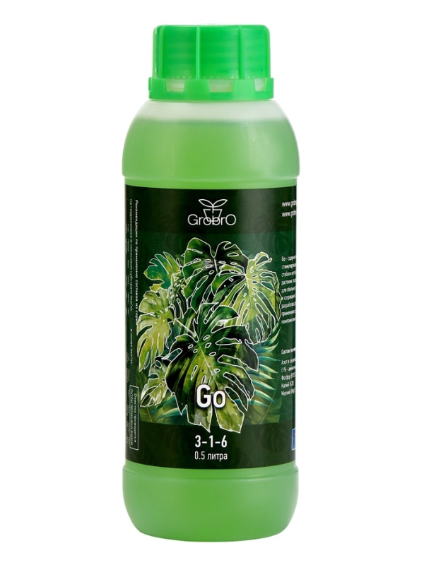Удобрение для гидропоники  Удобрение для гидропоники "GroBro" Serious Go, 500мл