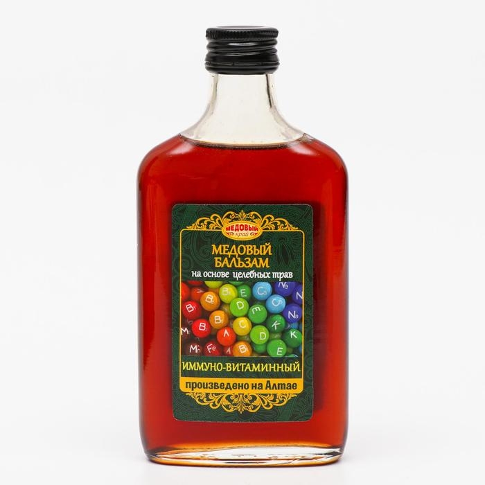 Медовый бальзам «Иммуно-витаминный» алтайский, 250 мл Медовый бальзам «Иммуно-витаминный» алтайский, 250 мл