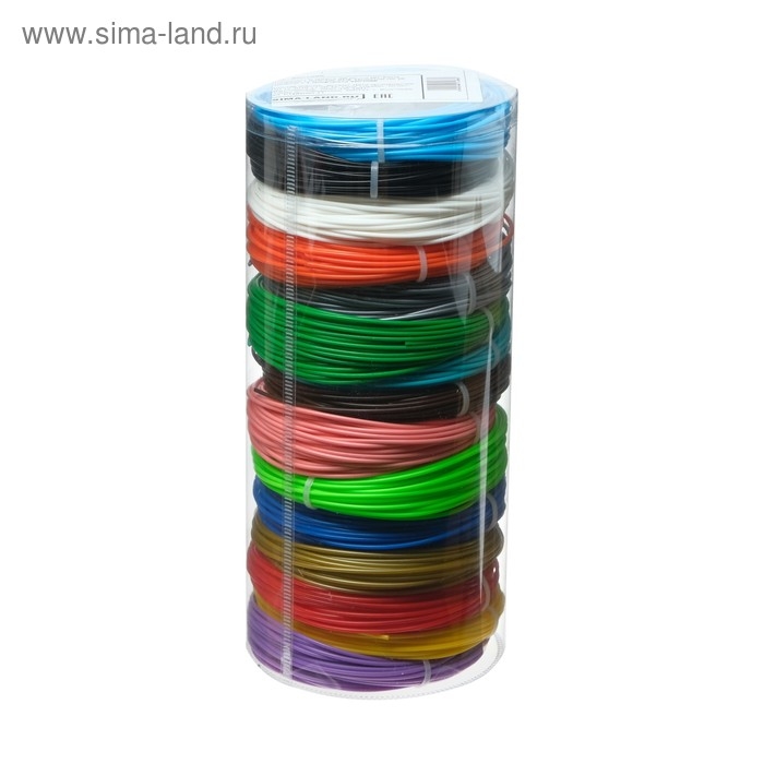 Комплект в тубусе 3Д ручка с дисплеем голубая + пластик PLA 15 цв/10 м+трафареты Комплект в тубусе 3Д ручка с дисплеем голубая + пластик PLA 15 цв/10 м+трафареты