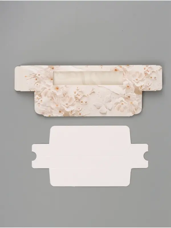 Коробка подарочная с окном &laquo;С любовью&raquo;, 18&times;5.5&times;5.5 см, самосборная