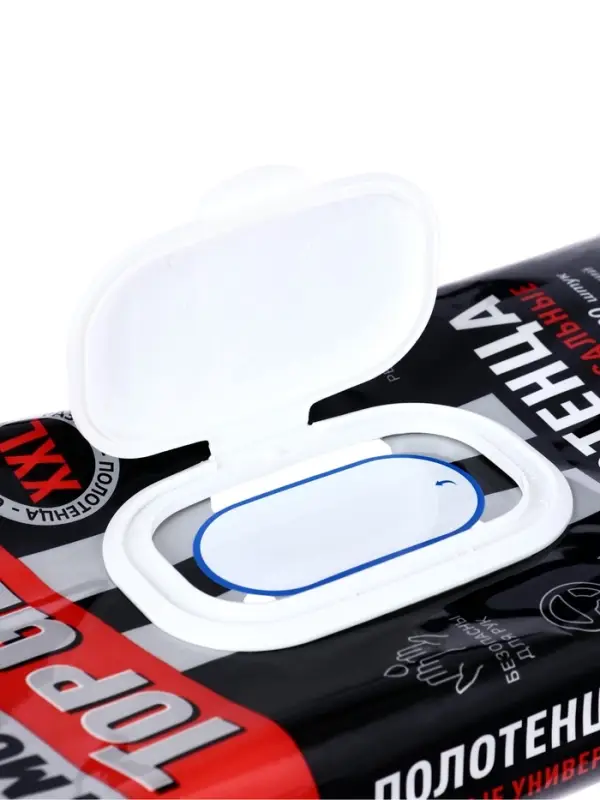 Влажные полотенца автомобильные, Top Gear 60 шт., XXL