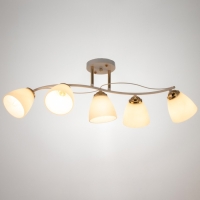 Люстра 2178/5 E27 40Вт бело-золото 70х28,5х22 см BayerLux