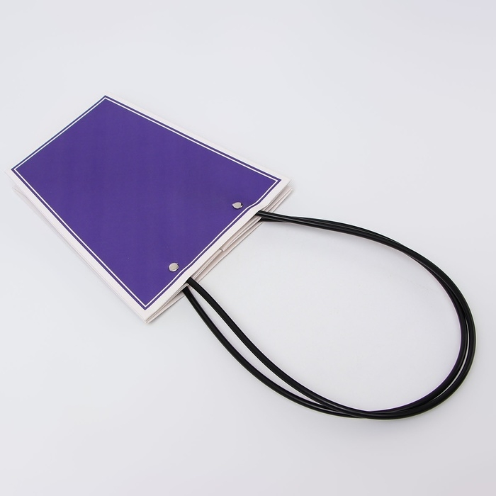 Сумка для цветов фиолетовая влагостойкая, 17x17-11.5x11.5-20 см 8 Сумка для цветов фиолетовая влагостойкая, 17x17-11.5x11.5-20 см 8