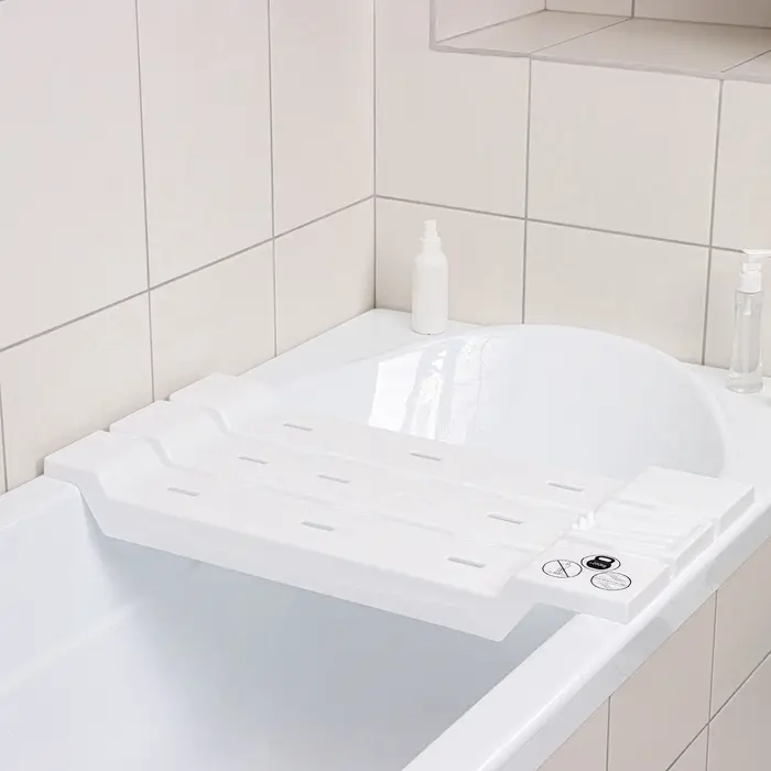 Сиденье для ванны, пластик, 68 см, белое