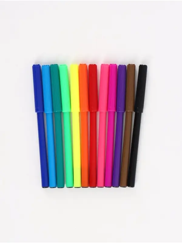 Фломастеры 12 цветов, вентилируемый колпачок &laquo;Смешарики&raquo;