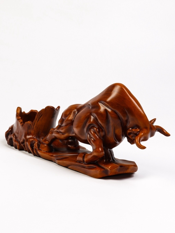 Подставка для бутылки  Подставка для бутылки "Бык" под дерево, 49.11.22см