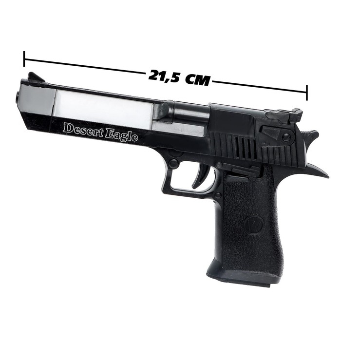 Пистолет Desert Eagle с биноклем, свет, звук, работает от батареек Пистолет Desert Eagle с биноклем, свет, звук, работает от батареек