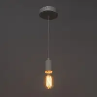 Светильник &laquo;Скин&raquo; Е27 40 Вт белый 10&times;10&times;16-60 см