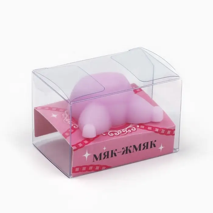Мялка антистресс &laquo;Мяк жмяк&raquo;, фиолетовая, 4.4&times;3.5 см