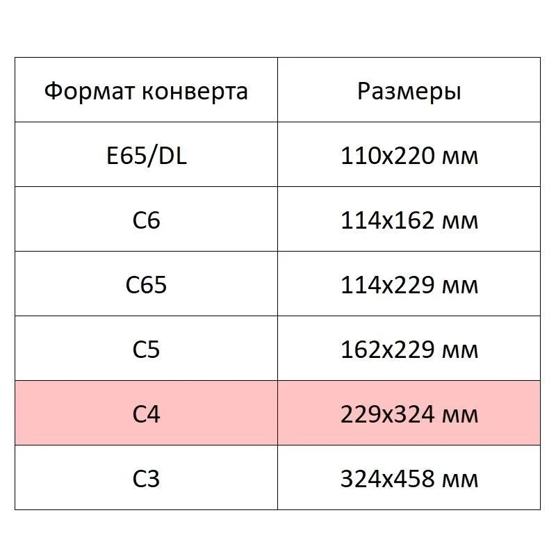 Конверт белый С4 стрип security 229х324 90г КОМУС 50 шт/уп