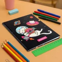 Дневник школьный для 1-11 классов, &laquo;Коты 3&raquo;, твёрдая обложка 7БЦ, глянцевая ламинация, 40 листов