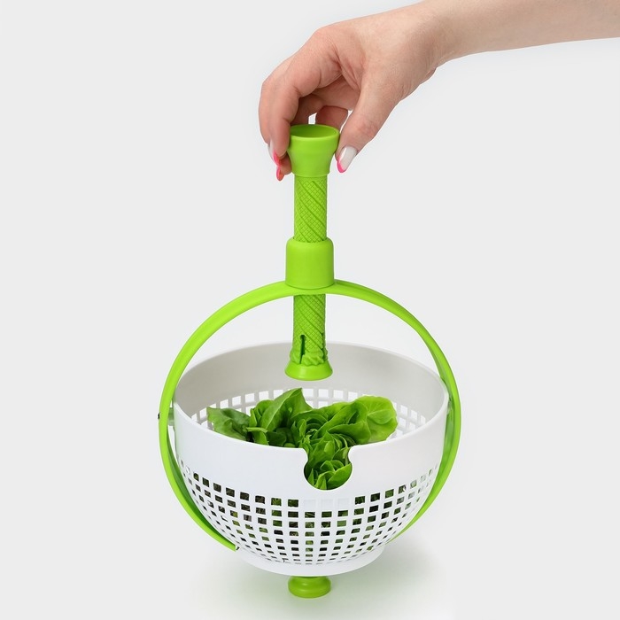 Центрифуга для сушки зелени, цвет зелёный Центрифуга для сушки зелени, цвет зелёный