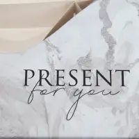 Коробка кондитерская, упаковка, «PRESENT», 23 х 23х 4 см