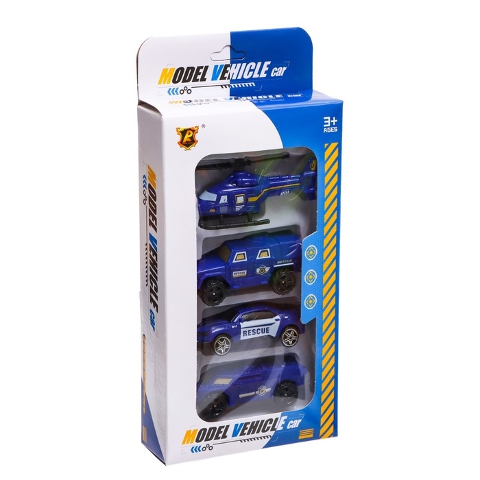 Набор машин «Полиция», 4 штуки Набор машин «Полиция», 4 штуки
