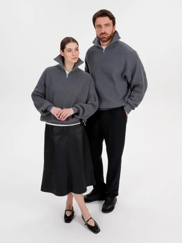 Джемпер Siluetti Birne, серый, размер S/M Джемпер Siluetti Birne, серый, размер S/M