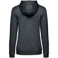 Толстовка с капюшоном женская Hoodie, серый меланж (антрацит), размер M