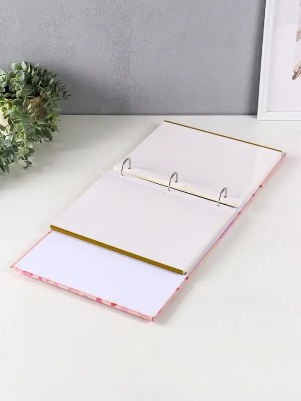 Фотоальбом 50 магнитных листов 23X28см, "Малыш в розовой шапочке", пер-т 3-кольца